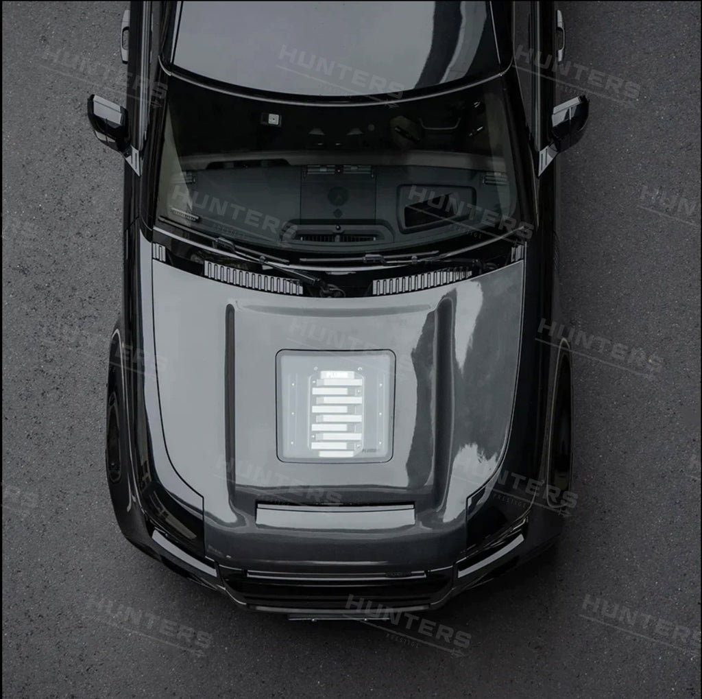 Defender L663 Plumb Dry Carbon Bonnet - view 2