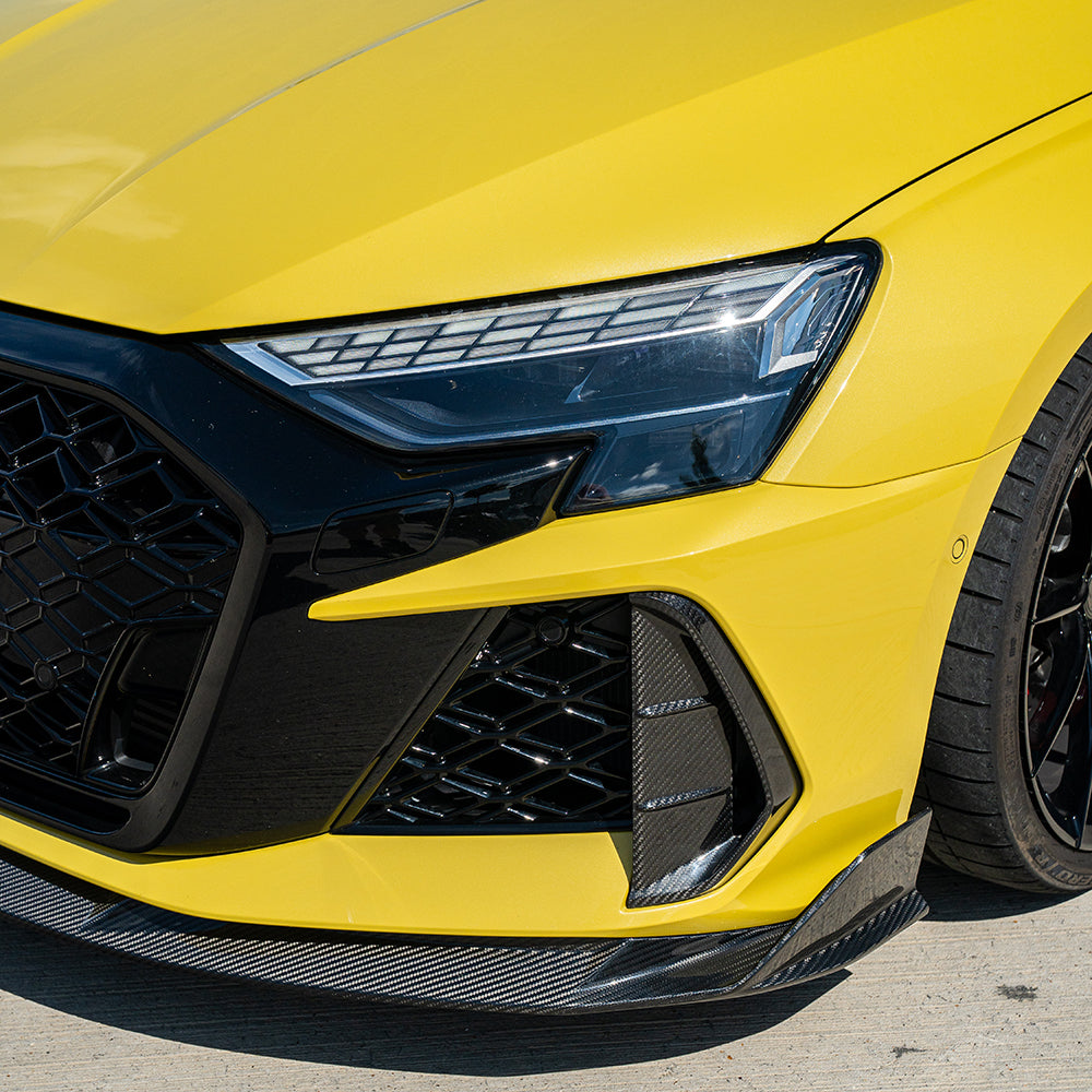 Audi RS3 8Y 2025+ Carbon Fibre Front Bumper Vents- CT Design - view 4
