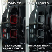 Defender L663 LR Genuine Smoked Rear Tail Lights (Pair) - view 8