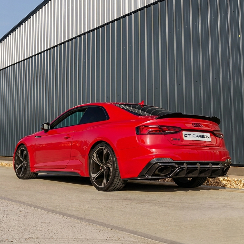 Audi RS5 B9.5 Sportback & Coupe 2020-2025 Carbon Fibre Diffuser - CT Design - view 5
