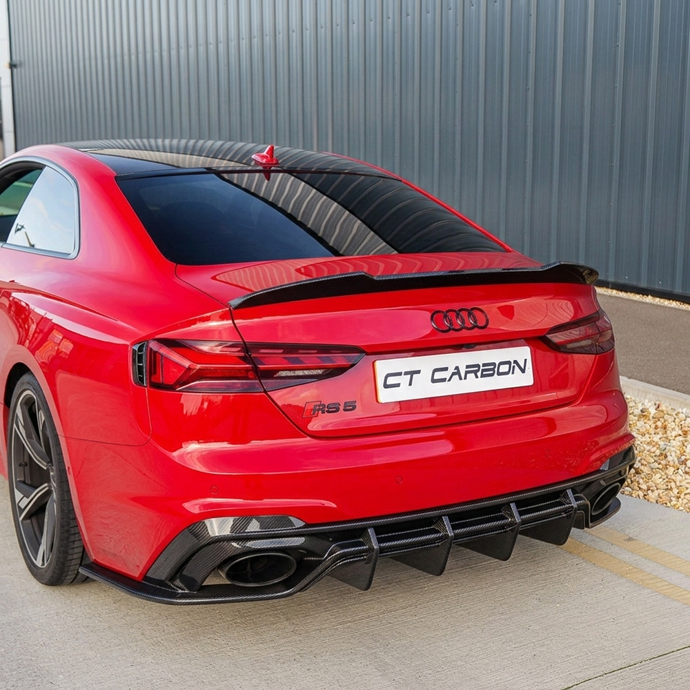 Audi RS5 B9.5 Sportback & Coupe 2020-2025 Carbon Fibre Diffuser - CT Design - view 4