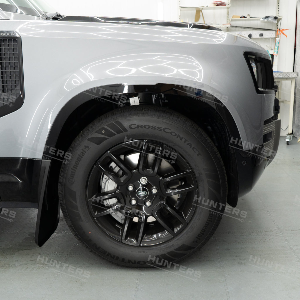Defender L663 LR Genuine Standard Wheel Arch Kit - Gloss Black - view 3