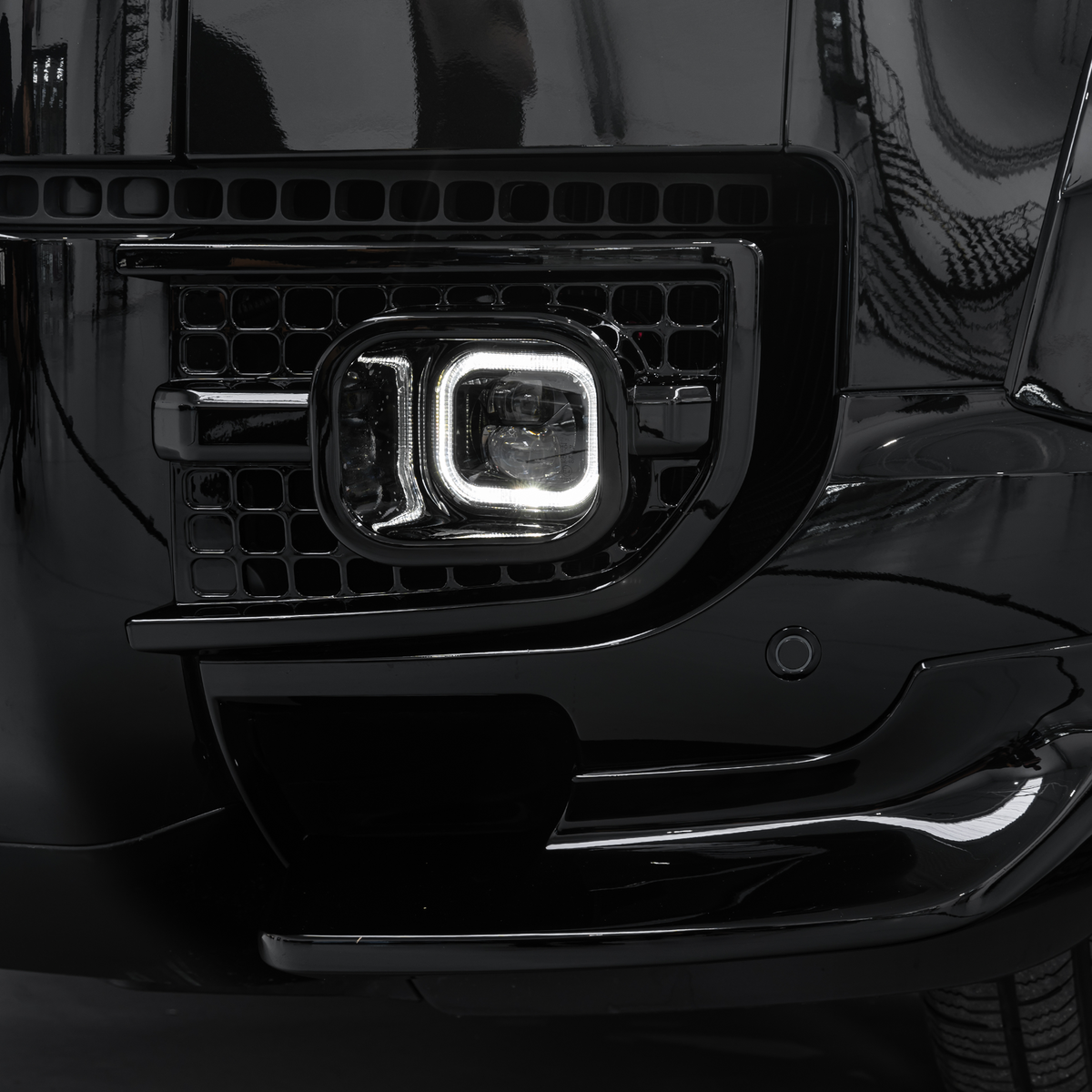 Urban Square DRL Intakes with High Power LED for Land Rover Defender L663 | Forge Automotive