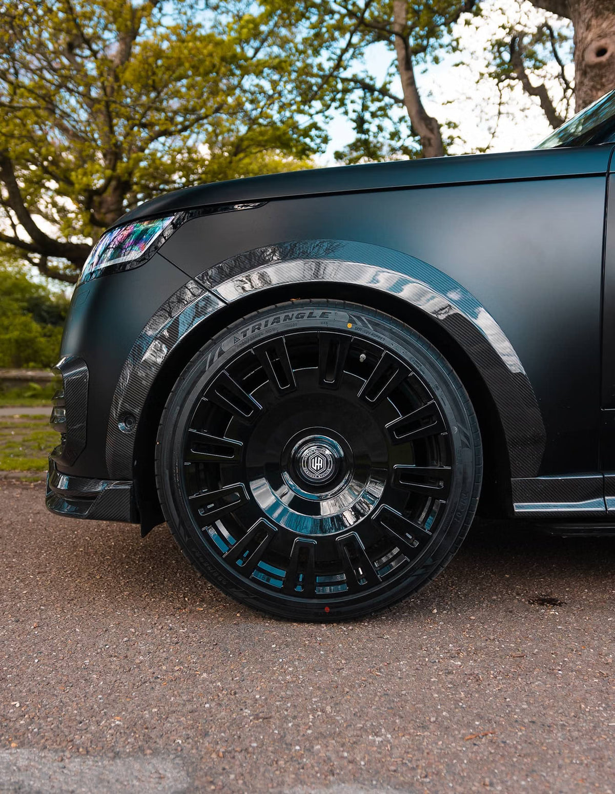 Range Rover L460 Satin Black Full CT Design Carbon Fibre Kit 