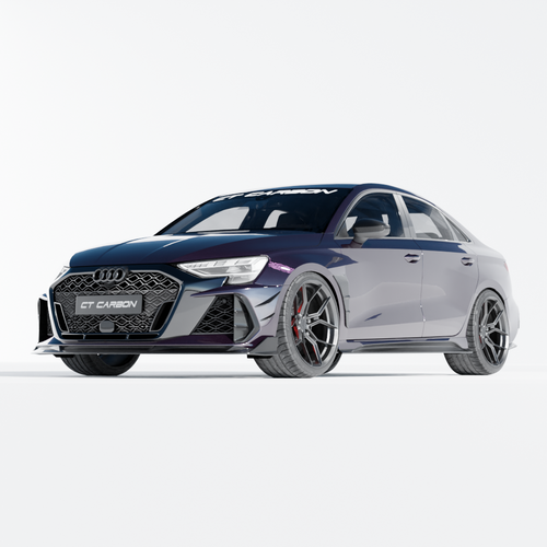 Audi RS3 8Y 2025+ Facelift Saloon Full Carbon Fibre Kit - CT Design V2 - view 2