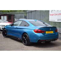 BMW 4 Series F32/F33/F36 Gloss Black Twin Left Exit Exhaust Diffuser - V2 - view 6
