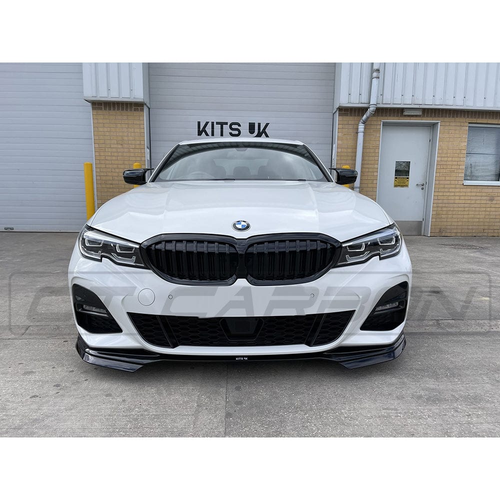 BMW 3 Series G20/G21 Pre LCI Gloss Black Splitter - V1 - view 5