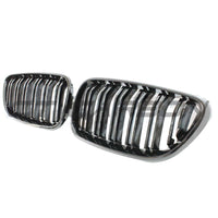 BMW M2 F87 & F22 2 Series Double Slat Black Grilles - view 7
