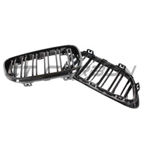 BMW M2 F87 & F22 2 Series Double Slat Black Grilles - view 9