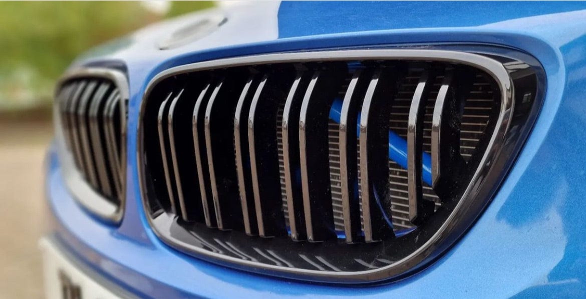 BMW M2 F87 & F22 2 Series Double Slat Black Grilles - view 4