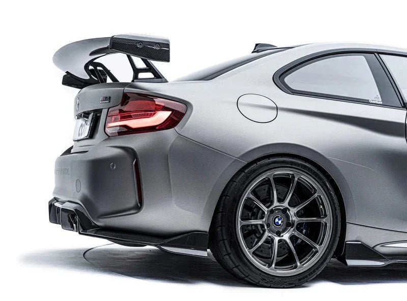 BMW 2 Series F22 & M2 F87 Pre-Preg Carbon Fibre AT-R1 Swan Neck Rear Wing by Adro (2014-2021) | Forge Automotive