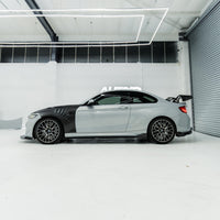 BMW 2 Series F22 & M2 F87 Pre-Preg Carbon Fibre AT-R1 Swan Neck Rear Wing by Adro (2014-2021) | Forge Automotive