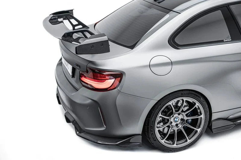 BMW 2 Series F22 & M2 F87 Pre-Preg Carbon Fibre AT-R1 Swan Neck Rear Wing by Adro (2014-2021) | Forge Automotive