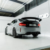 BMW 2 Series F22 & M2 F87 Pre-Preg Carbon Fibre AT-R1 Swan Neck Rear Wing by Adro (2014-2021) | Forge Automotive