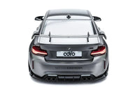BMW 2 Series F22 & M2 F87 Pre-Preg Carbon Fibre AT-R1 Swan Neck Rear Wing by Adro (2014-2021) | Forge Automotive