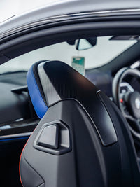 BMW G42, M2 G87, M3 G80 & M4 G82 Pre-Preg Matte Carbon Fibre Seat Back Covers by FORM | Forge Automotive