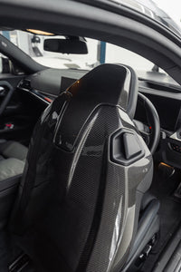 BMW G42, M2 G87 & M4 G82 Pre-Preg Carbon Fibre Full Seat Back Covers by FORM | Forge Automotive