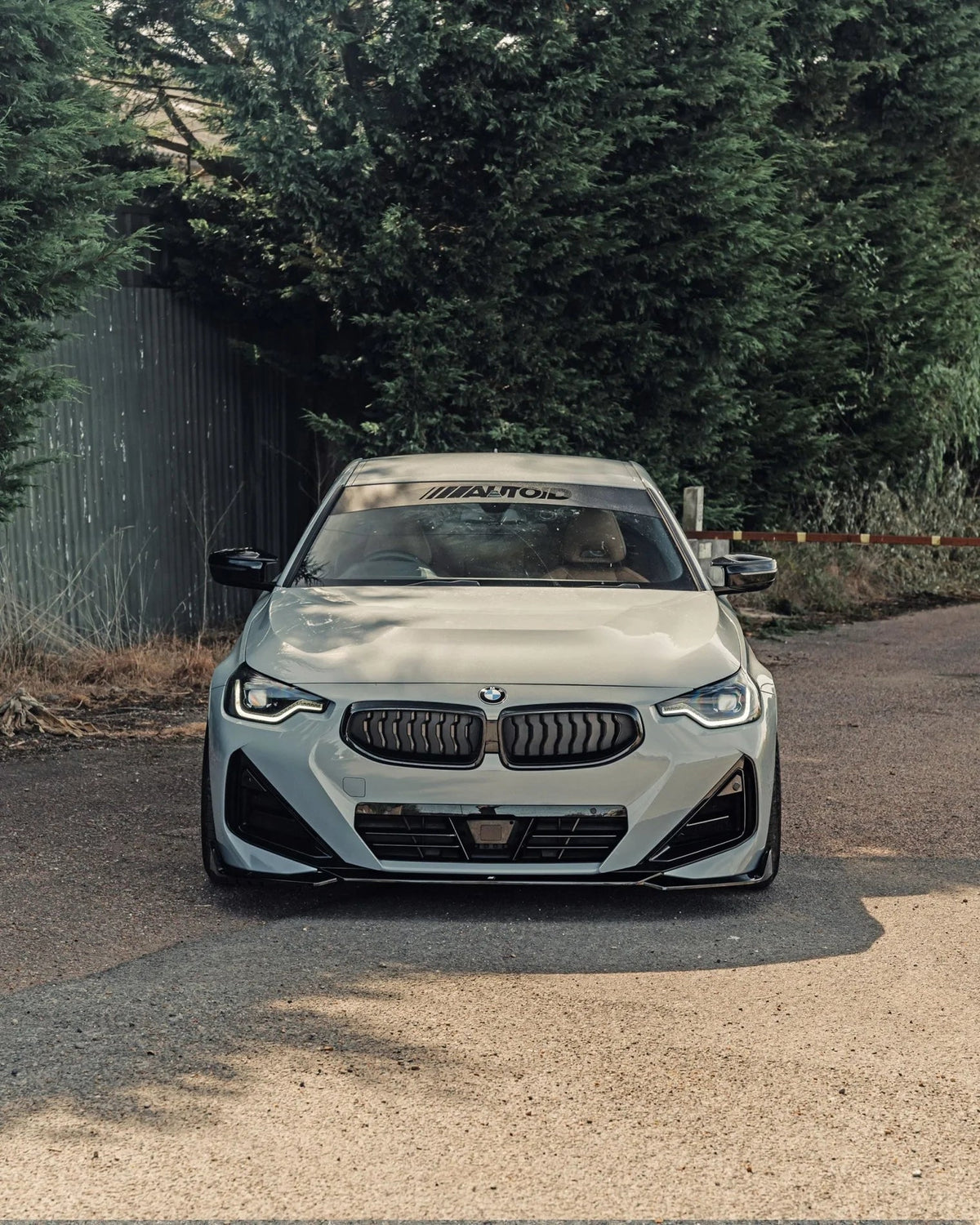 BMW 2 Series M Sport & M240i G42 Gloss Black Front Splitter & Side Skirt Pack by FORM | Forge Automotive