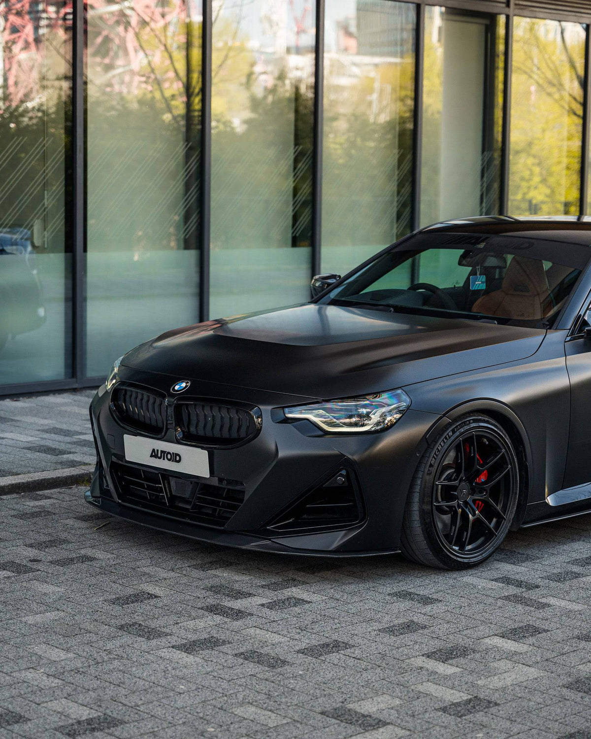 BMW 2 Series M Sport & M240i G42 Pre-preg Carbon Fibre ID-01 Front Splitter by TREVORA (2021+)