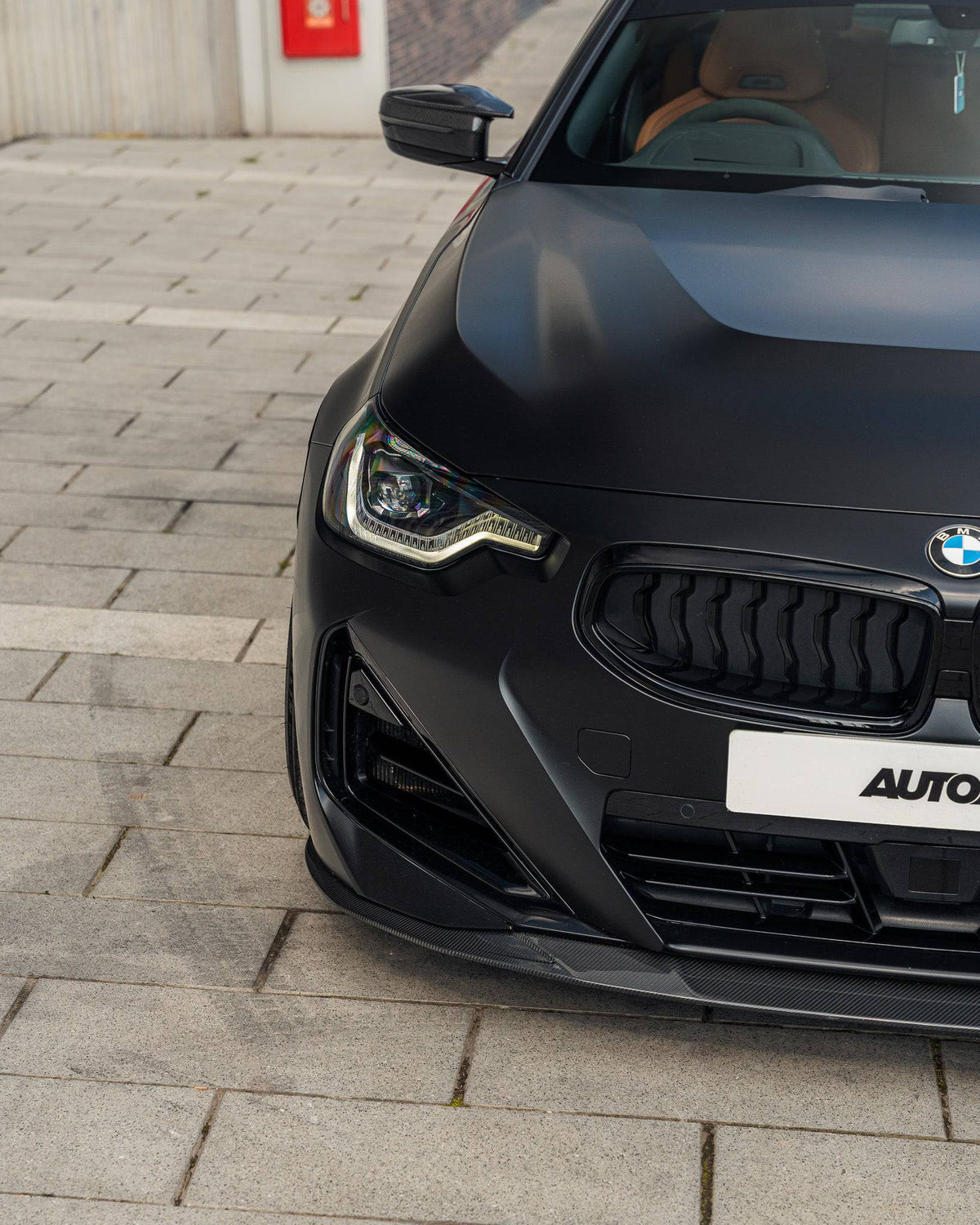 BMW 2 Series M Sport & M240i G42 Pre-preg Carbon Fibre ID-01 Front Splitter by TREVORA (2021+)