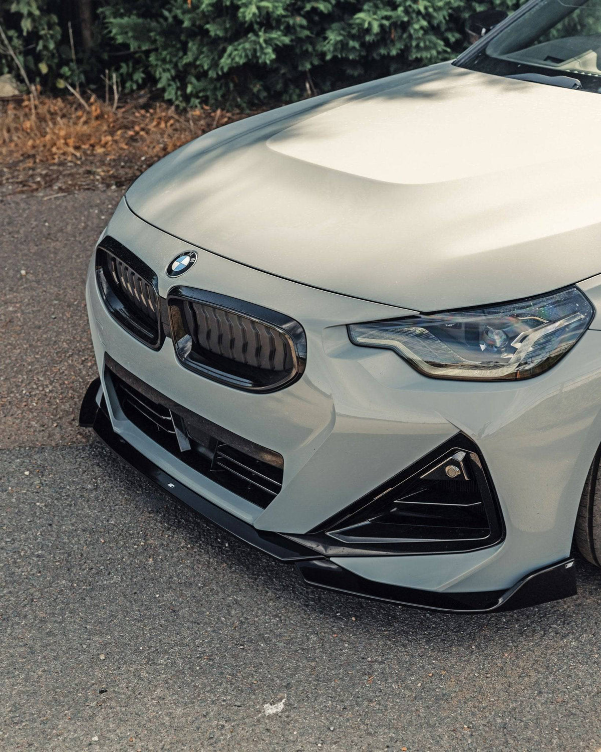 BMW 2 Series & M240i G42 Gloss Black Front Splitter by FORM | Forge Automotive