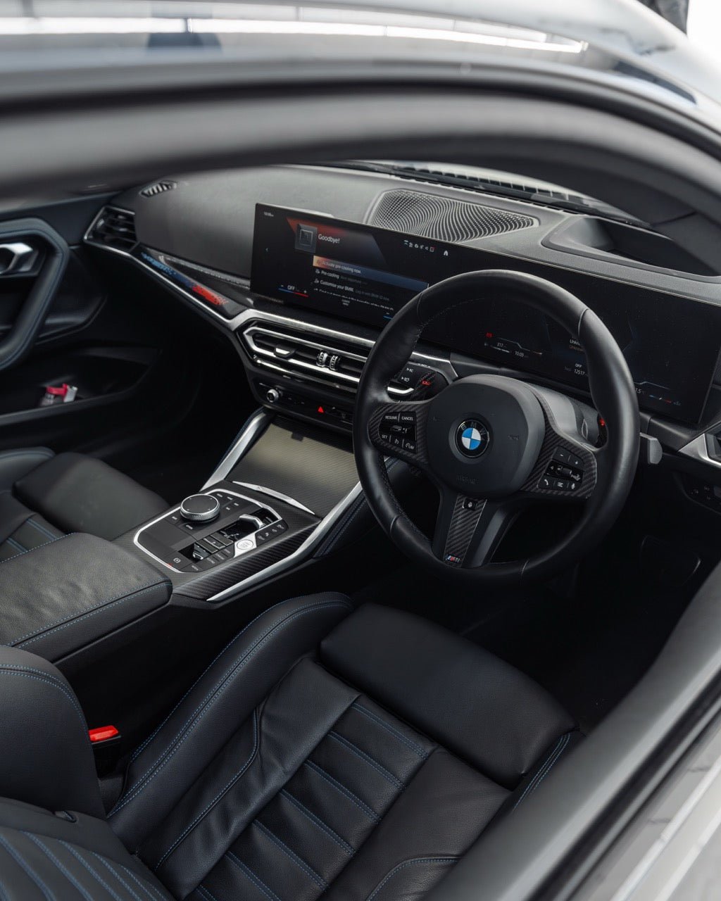BMW 2 Series & M240i G42 iDrive 8 Pre-Preg Carbon Fibre Centre Console Trim Set by FORM | Forge Automotive