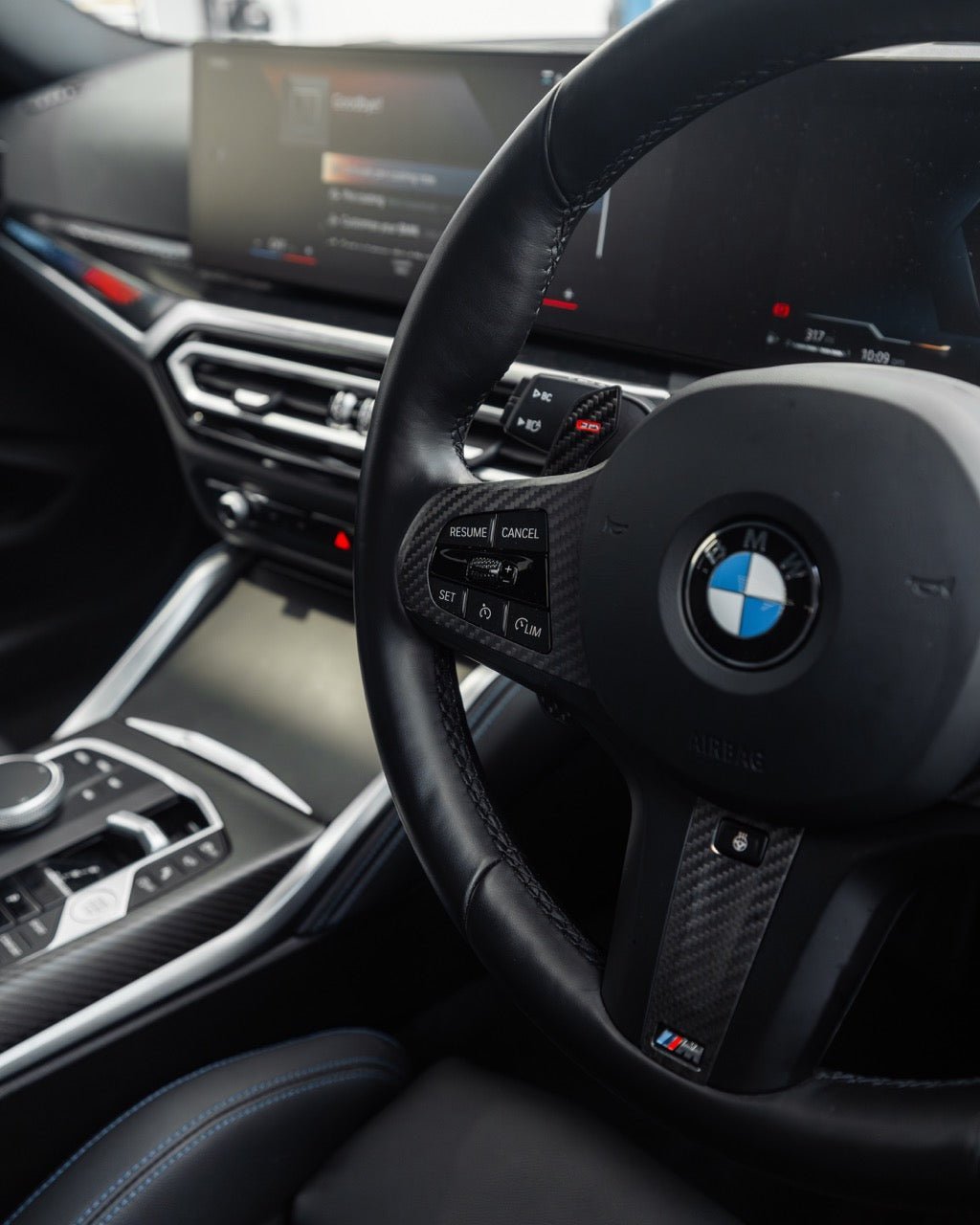 BMW 2 Series & M240i G42 iDrive 8 Pre-Preg Carbon Fibre Centre Console Trim Set by FORM | Forge Automotive