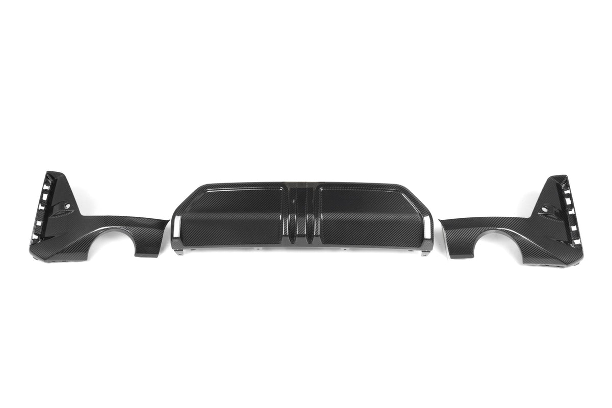 BMW 3 Series G20 G21 LCI Pre-Preg Carbon Fibre Rear Diffuser Set by FORM (2022 on) | Forge Automotive