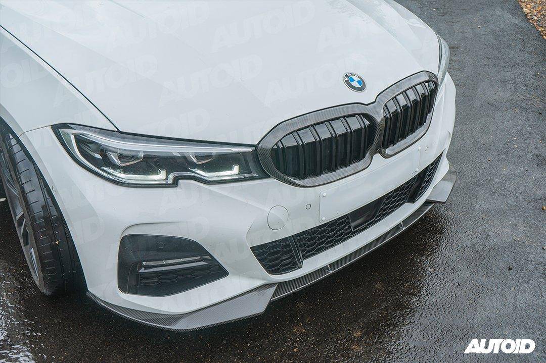 BMW 3 Series M Sport G20 G21 Pre-LCI Carbon Fibre Competition Front Splitter by FORM (2018-2022) | Forge Automotive