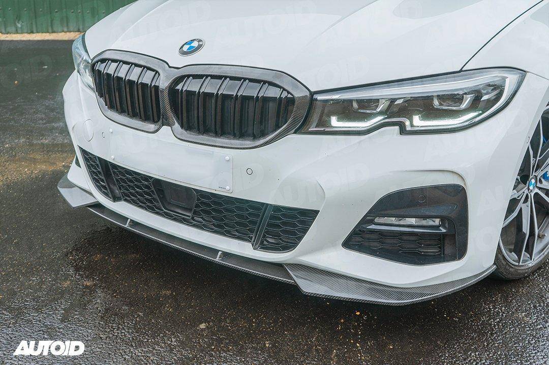BMW 3 Series M Sport G20 G21 Pre-LCI Carbon Fibre Competition Front Splitter by FORM (2018-2022) | Forge Automotive