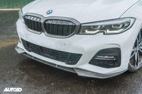 BMW 3 Series M Sport G20 G21 Pre-LCI Carbon Fibre Competition Front Splitter by FORM (2018-2022) | Forge Automotive