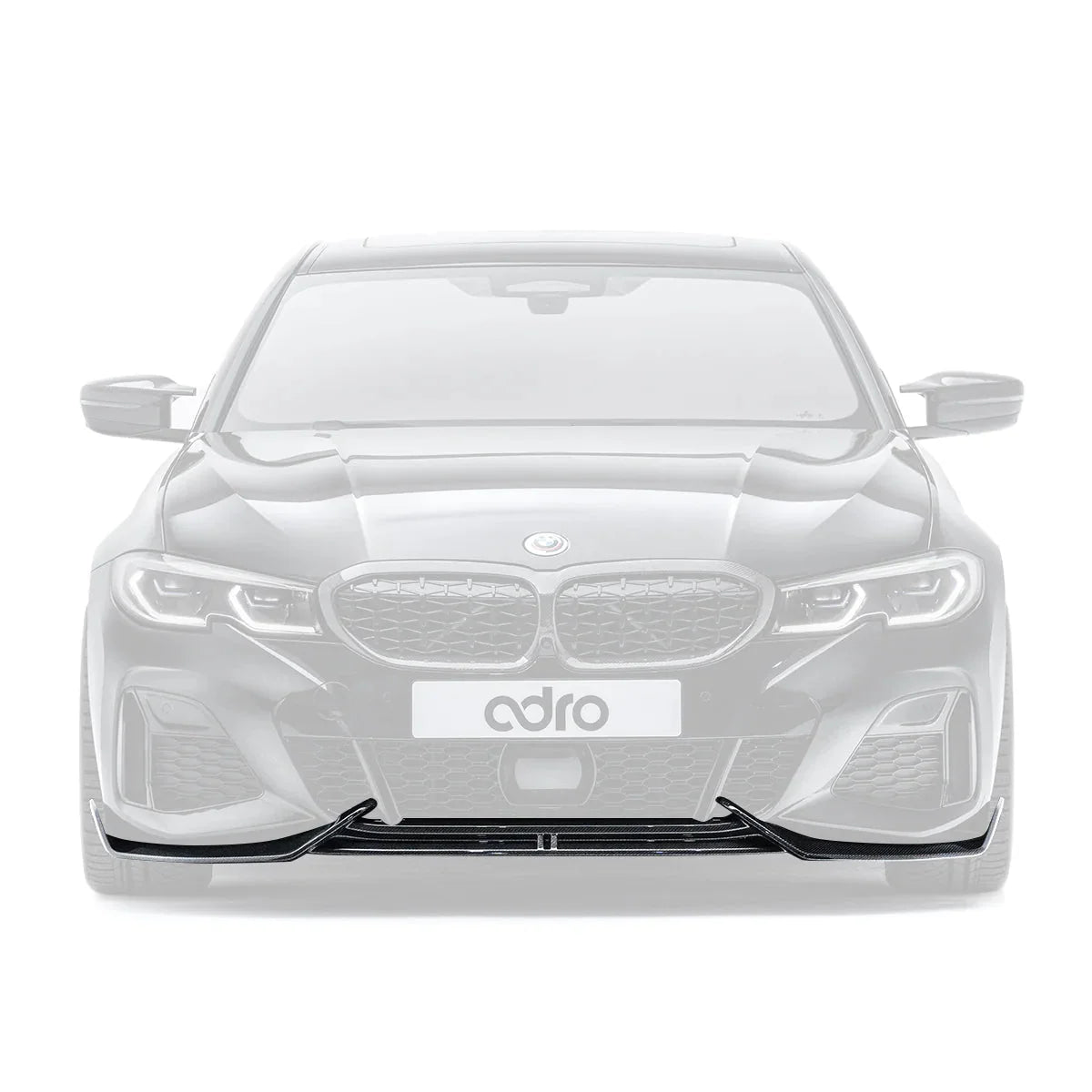 BMW 3 Series M340i G20 G21 Pre-LCI Carbon Fibre Front Splitter by Adro (2018-2022) | Forge Automotive