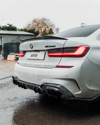 BMW 3 Series M340i G20 G21 Pre-LCI Carbon Fibre Rear Diffuser by Adro (2018-2022) | Forge Automotive