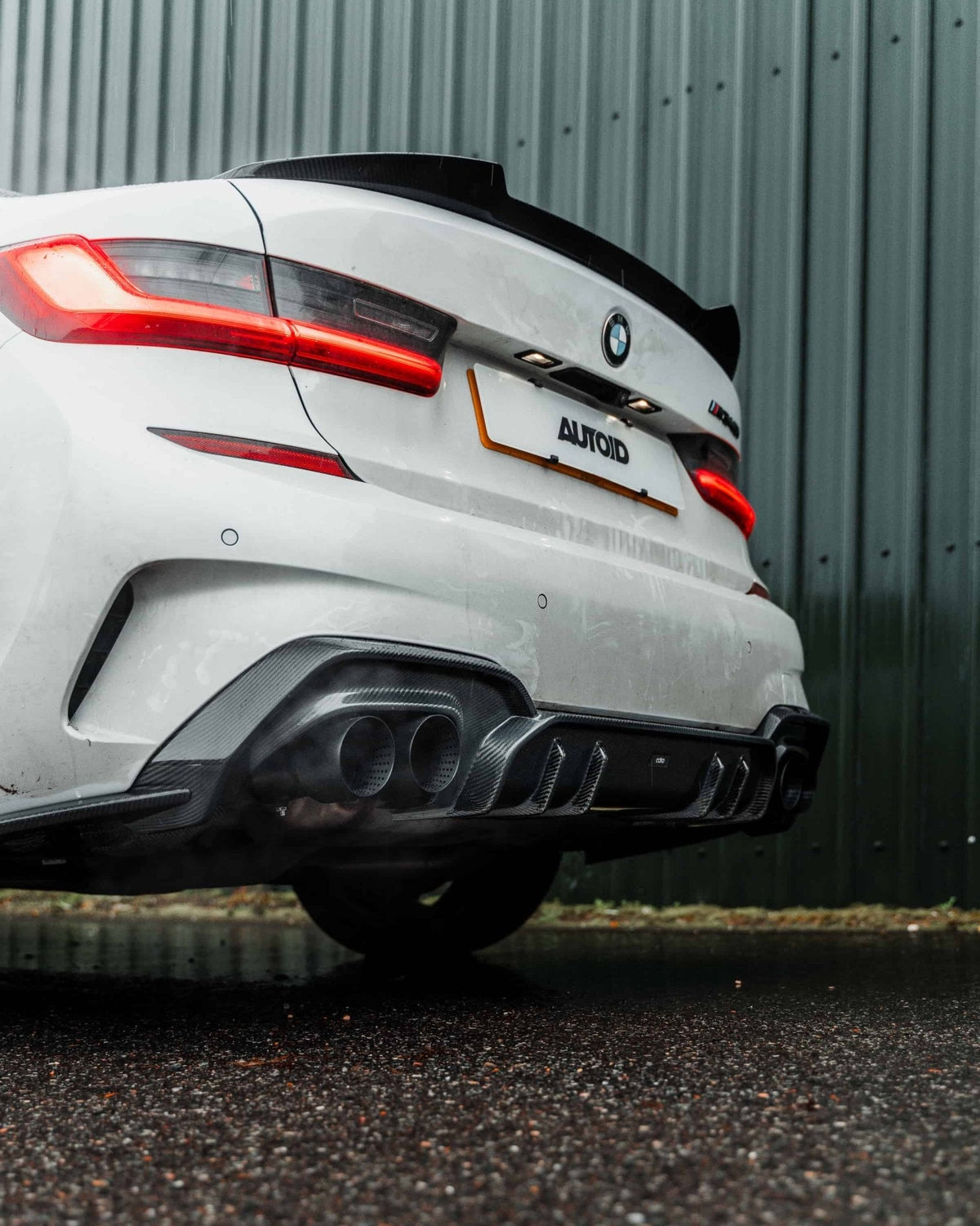 BMW 3 Series M340i G20 G21 Pre-LCI Carbon Fibre Rear Diffuser by Adro (2018-2022) | Forge Automotive