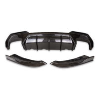 BMW 4 Series G22 G23 Carbon Fibre Competition Rear Diffuser Set by FORM (2020 on) | Forge Automotive
