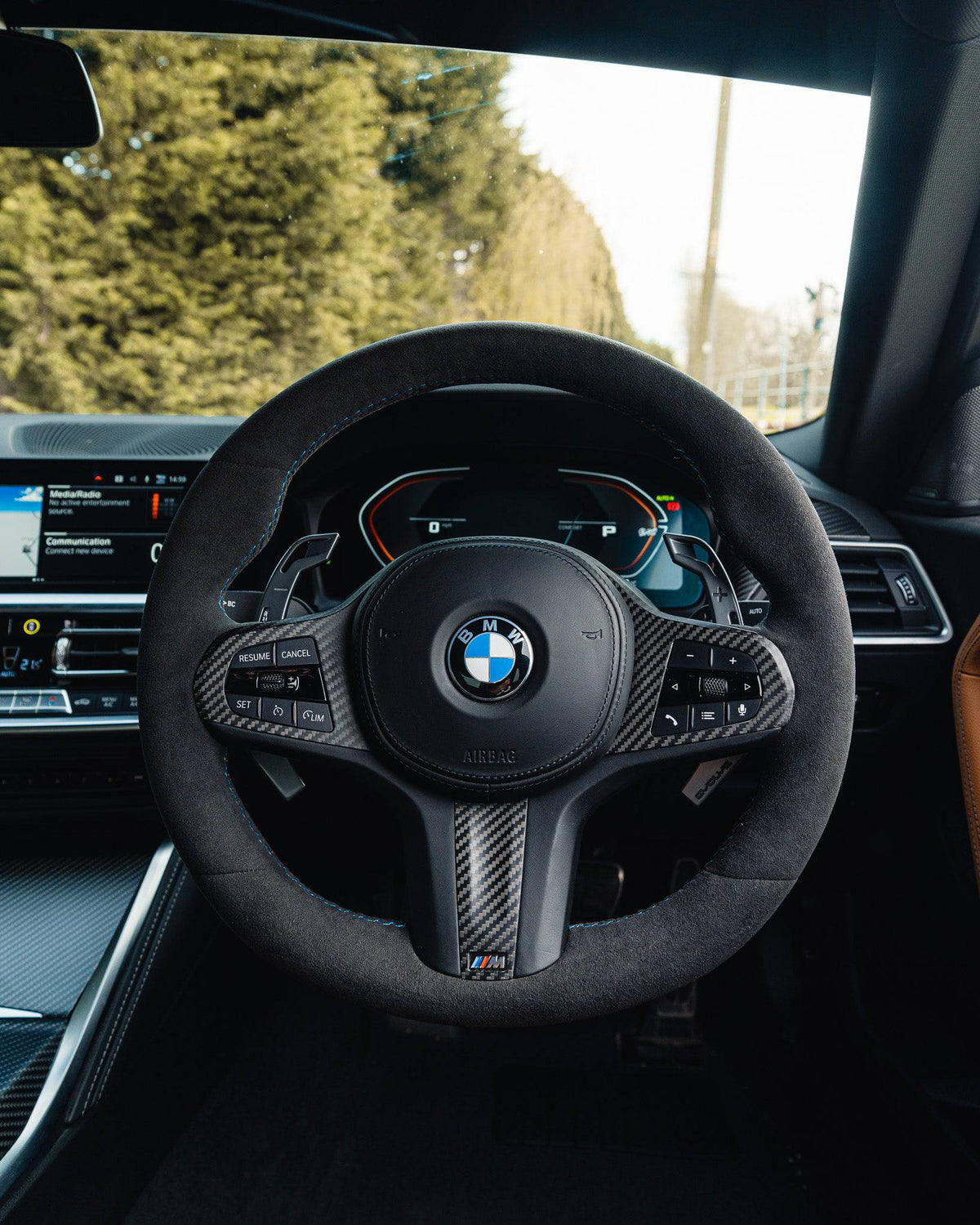 BMW G Series Full Alcantara Custom Steering Wheel by FORM | Forge Automotive
