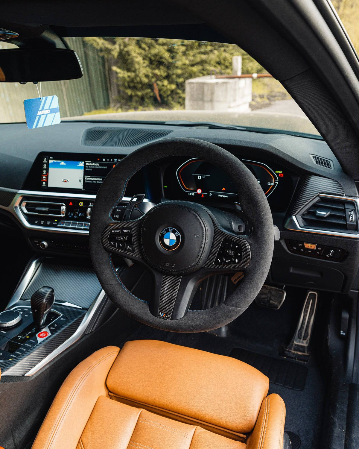 BMW G Series Full Alcantara Custom Steering Wheel by FORM | Forge Automotive