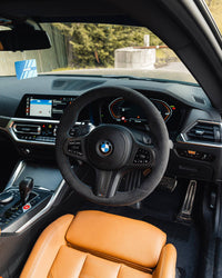 BMW G Series Full Alcantara Custom Steering Wheel by FORM | Forge Automotive