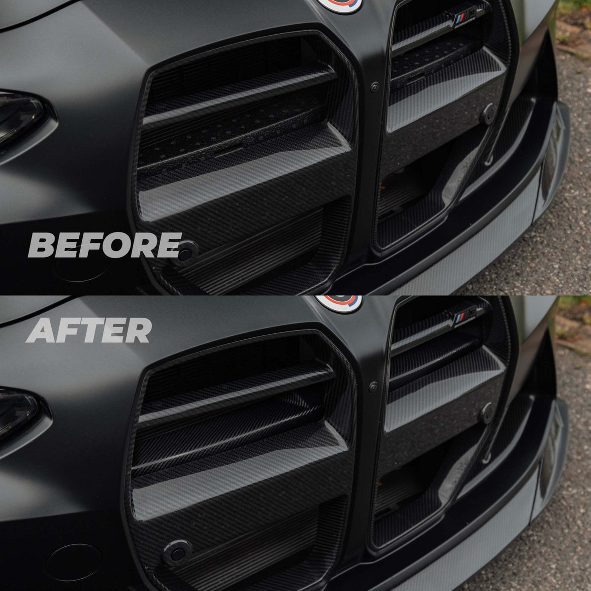 BMW M3 G80 G81 & M4 G82 G83 Pre-Preg Carbon Fibre PR-1 Crash Bar Cover by TREVORA (2021 on) | Forge Automotive