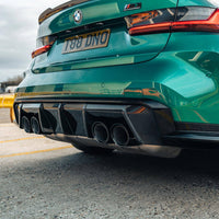 BMW G80 G81 M3 & G82 G83 M4 Pre-Preg Carbon Fibre Rear Diffuser by FORM | Forge Automotive