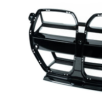 BMW G80 G81 M3 & G82 G83 M4 Gloss Black E-CSL Style Front Kidney Grilles with ACC by FORM | Forge Automotive
