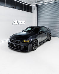 BMW G87 M2 TR87 Pre-preg Carbon Fibre Flat Front Splitter by TREVORA (2023+)