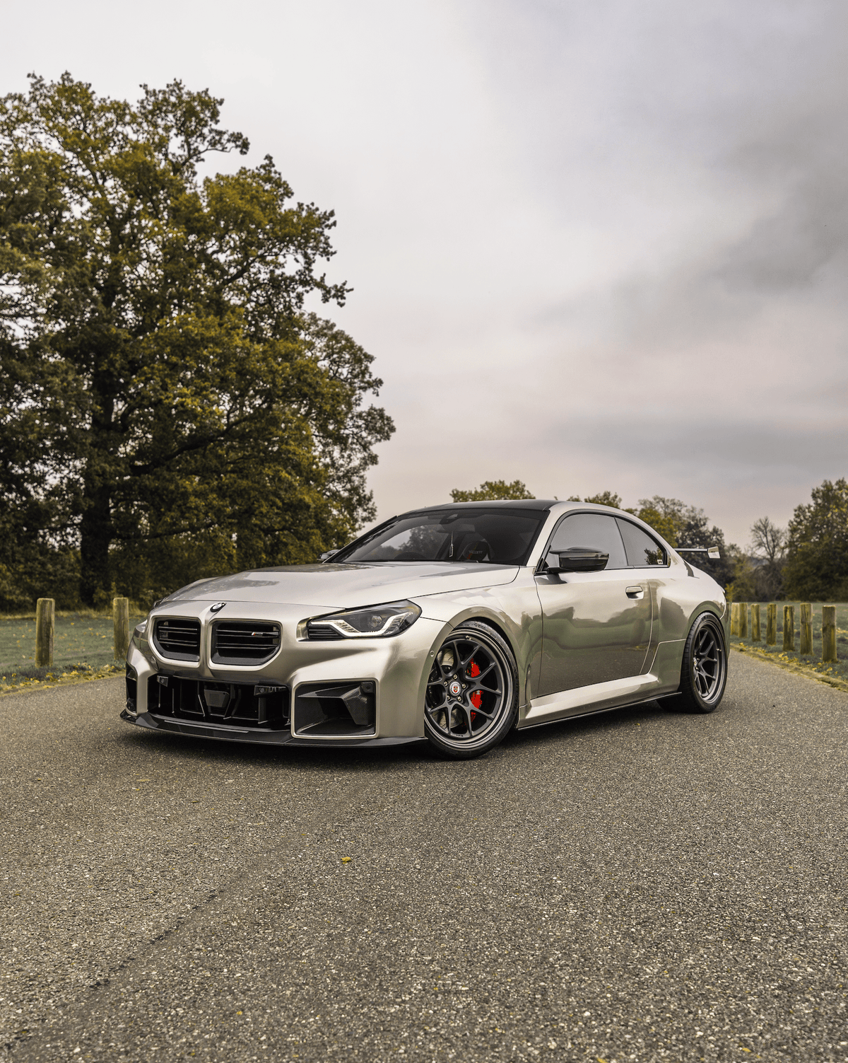 BMW G87 M2 TR87 Pre-preg Carbon Fibre Flat Front Splitter by TREVORA (2023+)