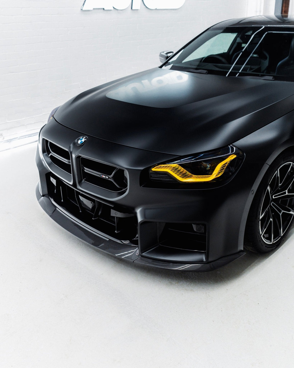 BMW G87 M2 TR87 Pre-preg Carbon Fibre Flat Front Splitter by TREVORA (2023+)