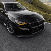 BMW G87 M2 TR87 Pre-preg Carbon Fibre Front Splitter with Winglets by TREVORA (2023+)