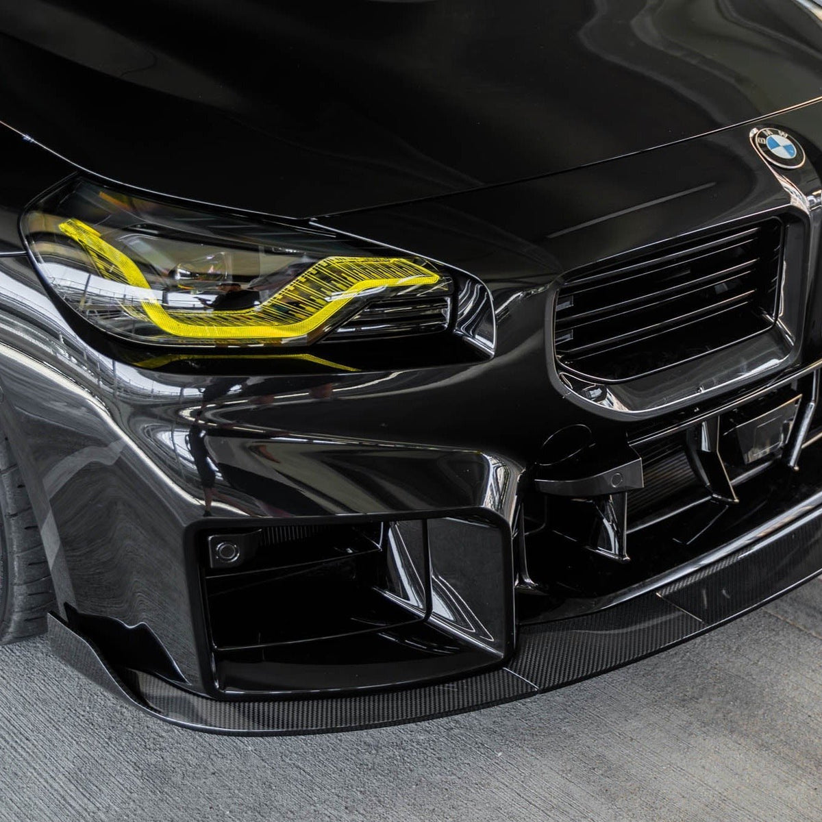 BMW M2 G87 TR87 Pre-Preg Carbon Fibre Front Splitter with Winglets by TREVORA (2023 on) | Forge Automotive