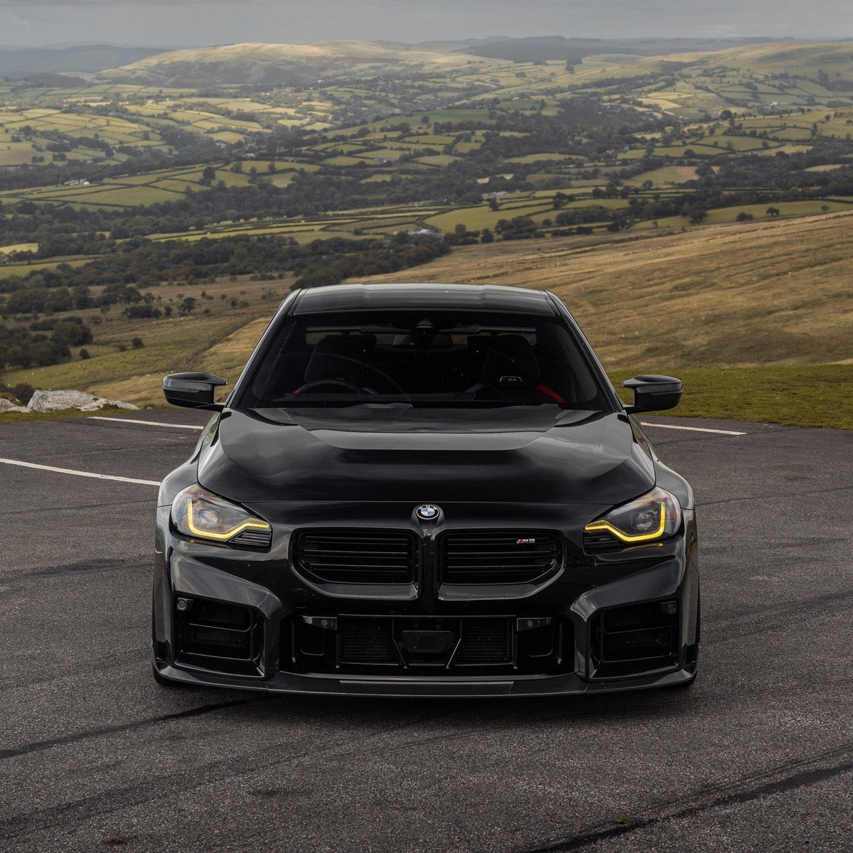 BMW M2 G87 TR87 Pre-Preg Carbon Fibre Front Splitter with Winglets by TREVORA (2023 on) | Forge Automotive