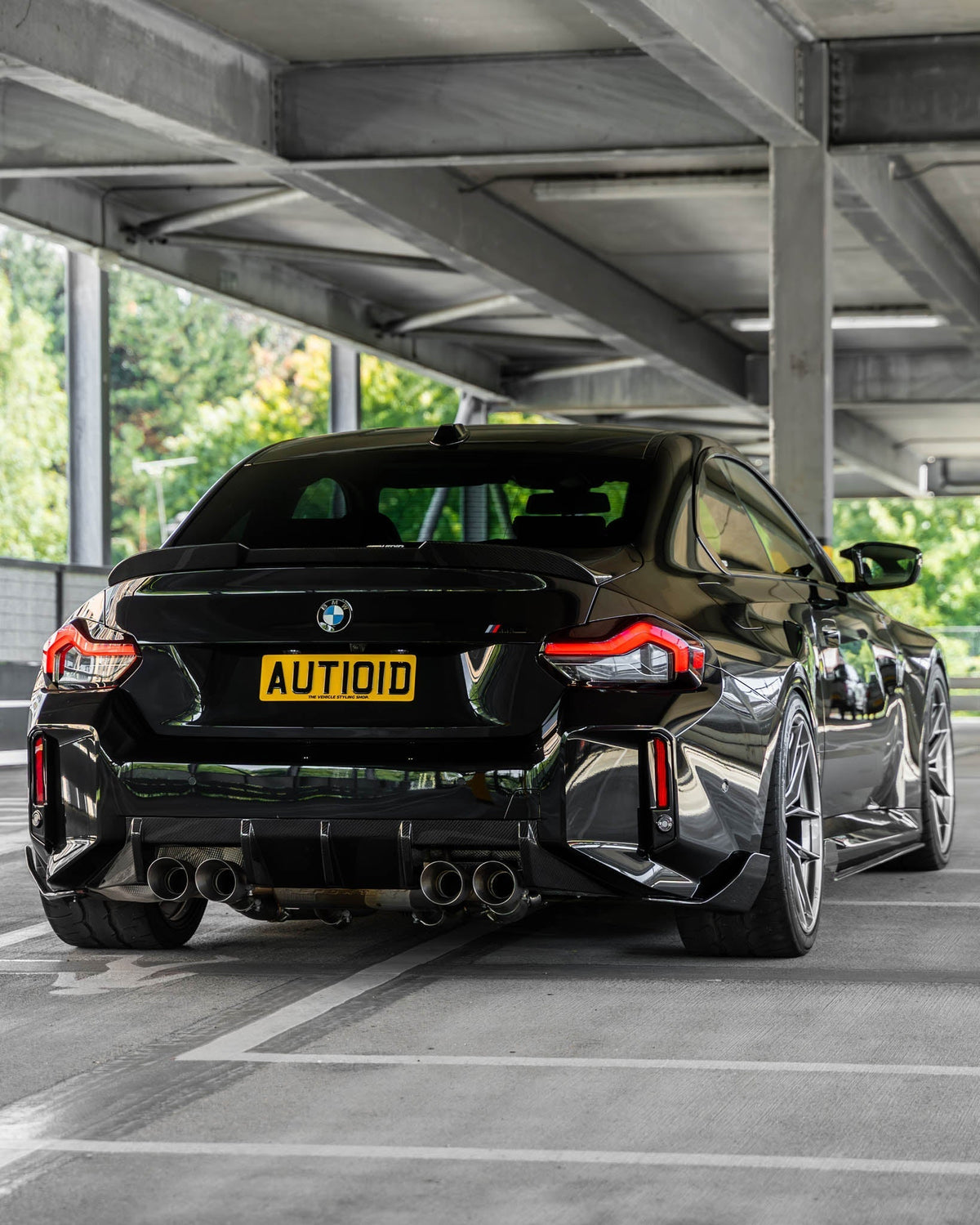 BMW G87 M2 TR87 Pre-preg Carbon Fibre Rear Bumper Winglets by TREVORA (2023+)