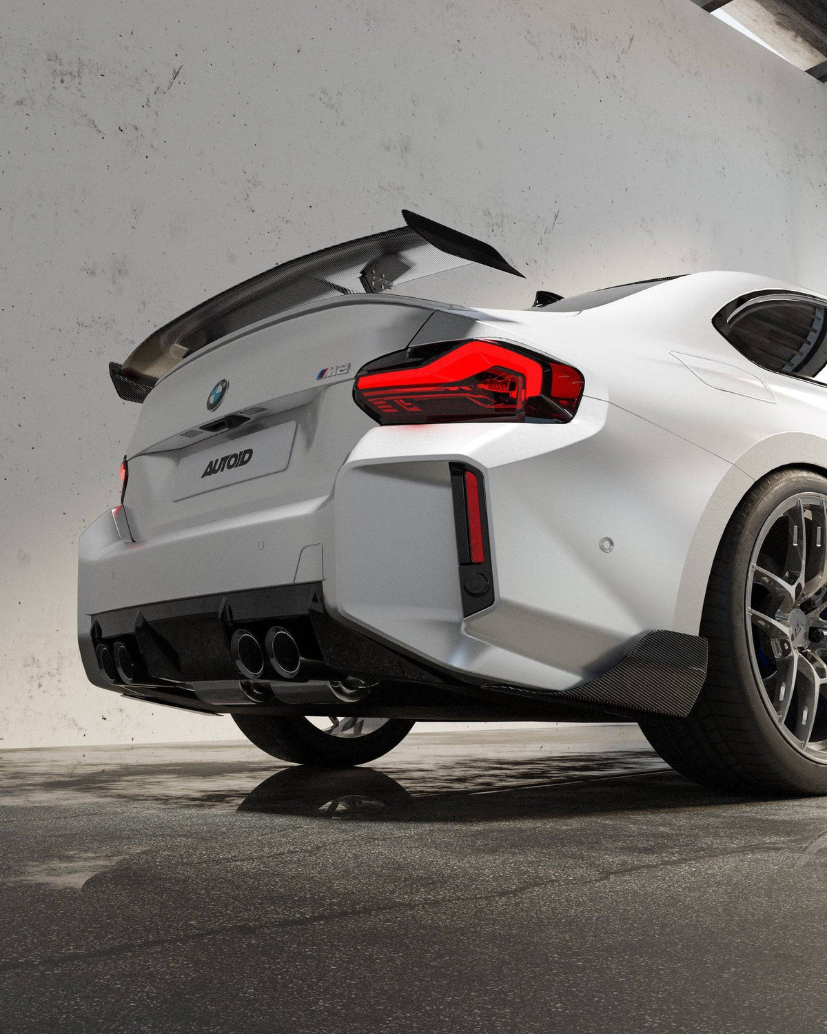 BMW M2 G87 TR87 Pre-Preg Carbon Fibre Rear Bumper Winglets by TREVORA (2023 on) | Forge Automotive