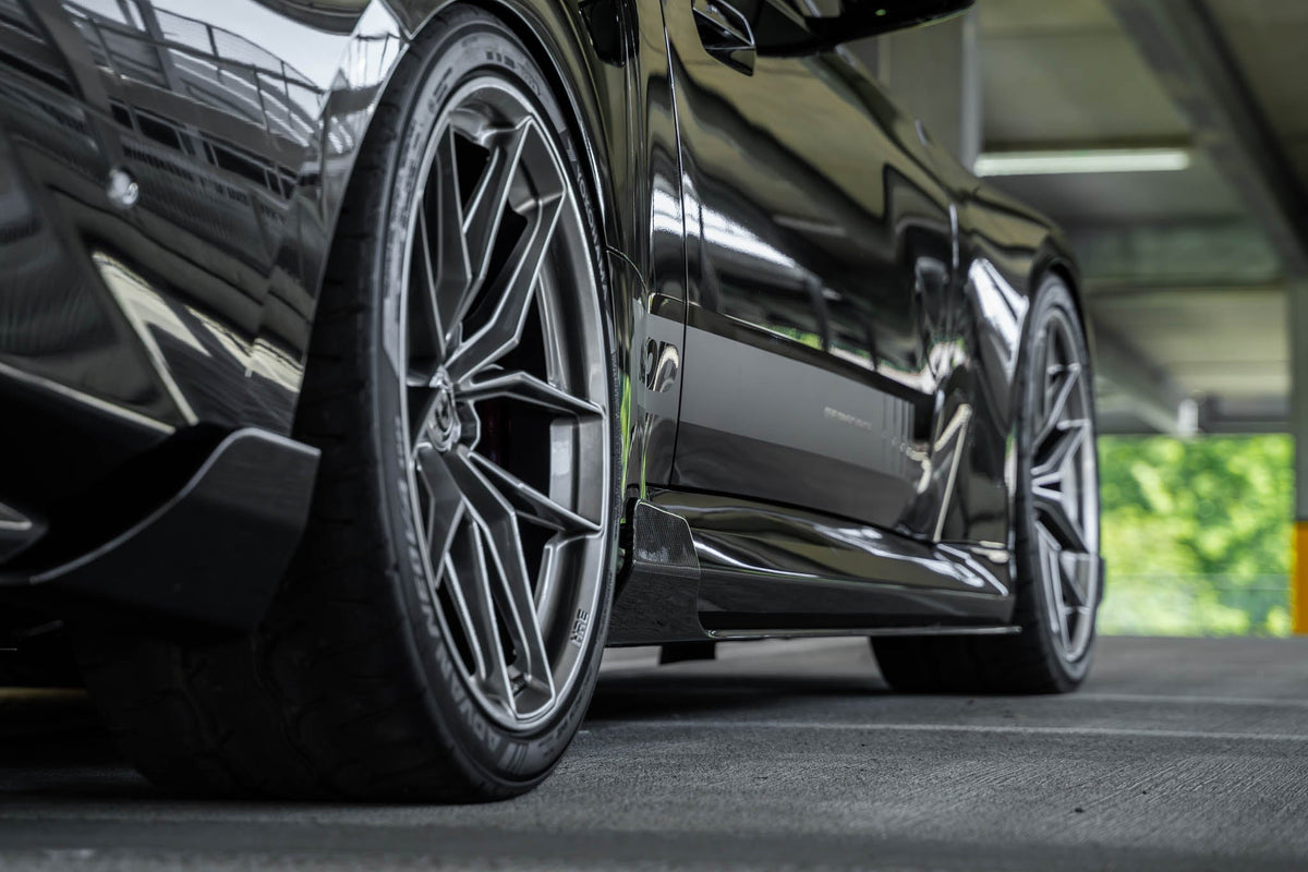 BMW M2 G87 TR87 Pre-Preg Carbon Fibre Rear Bumper Winglets by TREVORA (2023 on) | Forge Automotive